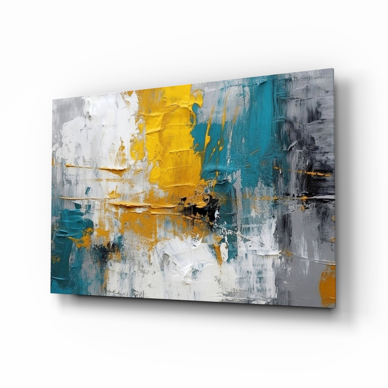Elevate Your Space with Bold Abstract Glass Wall Art
