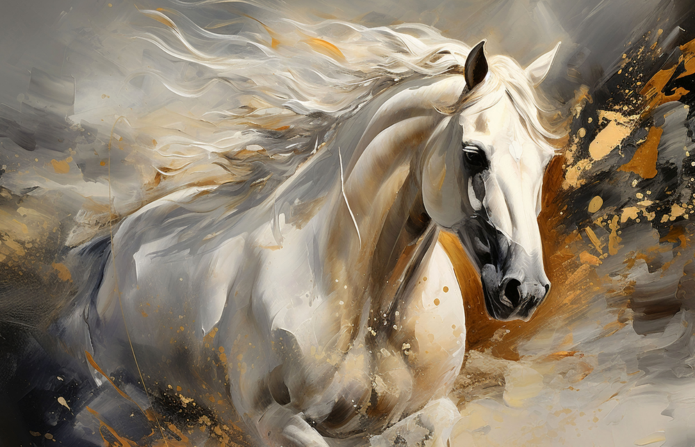 Horse Art Glass Wall Art