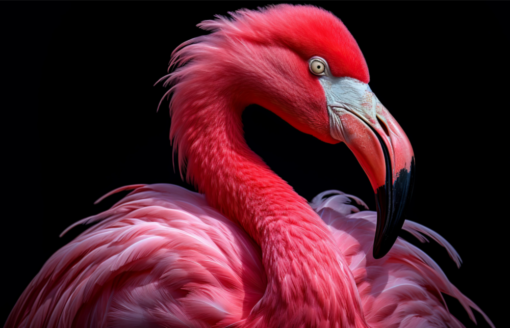 Flamingo Glass Wall Art