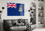 Flag of The Cayman Islands Glass Wall Art.