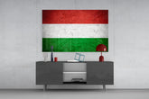 Flag of Hungary Glass Wall Art.