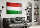 Flag of Hungary Glass Wall Art.