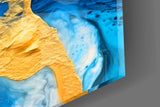 Cosmic Flow Glass Wall Art