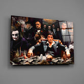 Scarface: The Ultimate Power Glass Wall Art