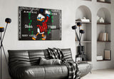 Duckman American Express Card Glass Wall Art