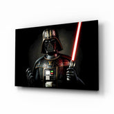 Vader's Luxurious Swipe Glass Wall Art
