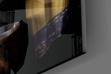 Duck with Pearl Earring Glass Wall Art