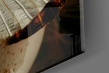 Butterfly on Skin Glass Wall Art