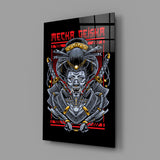 Mecha Geisha Glass Wall Art