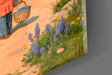 Vineyard Harvest Journey Glass Wall Art