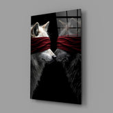 Wolf Love Glass Wall Art