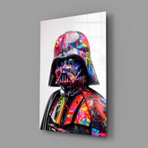 Vader Graffiti Glass Wall Art