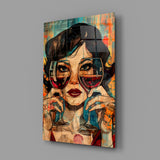 Wine Reflections Glass Wall Art