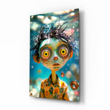 Mystic Underwater Gaze Glass Wall Art