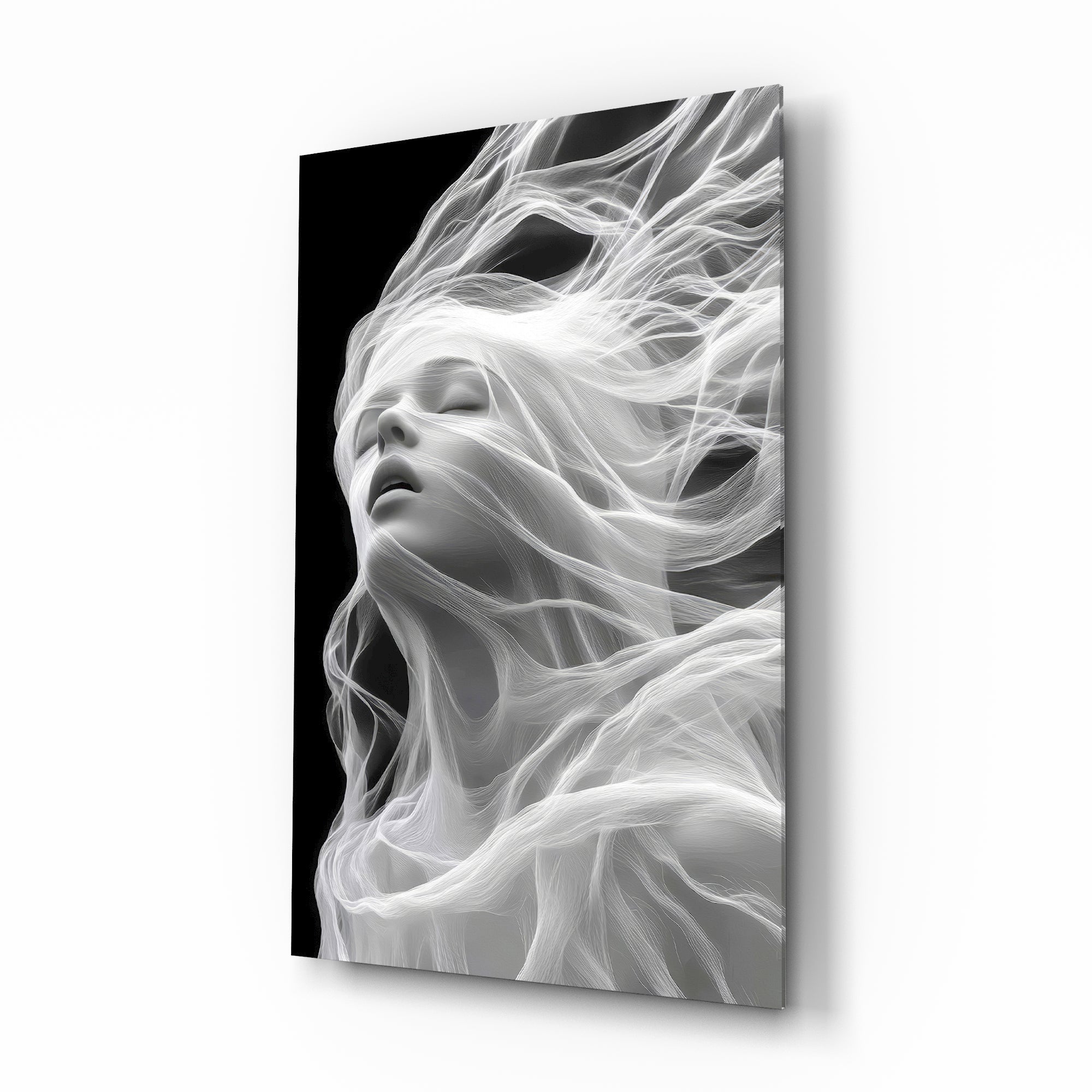 Ethereal Wind Glass Wall Art