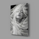 Ethereal Veil Glass Wall Art