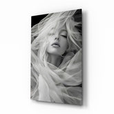 Ethereal Veil Glass Wall Art