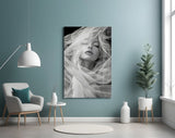 Ethereal Veil Glass Wall Art