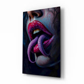 Serpent Tongue Tempered Glass Wall Art