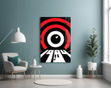 1984 Minimalist Glass Wall Art
