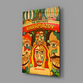 The Brothers Karamazov Glass Wall Art