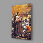 Epic Renaissance Battle Scene Glass Wall Art
