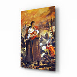 Epic Renaissance Battle Scene Glass Wall Art
