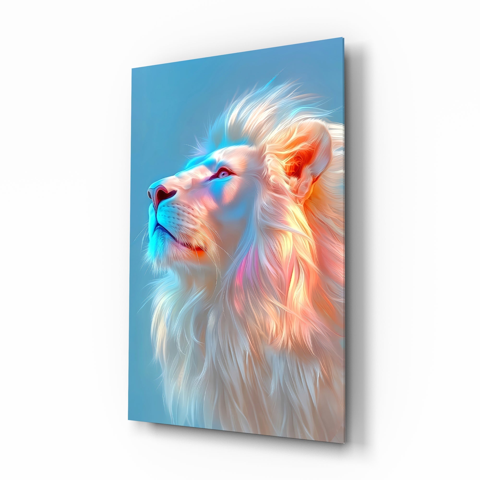 Elevate Your Space with Lion's Pride Glass Wall Art