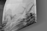 Ethereal Woman's Profile Glass Wall Art
