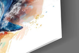 Whale Dive Splash Glass Wall Art