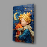 The Little Prince's Dream Glass Wall Art
