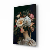 Floral Fantasy Glass Wall Art