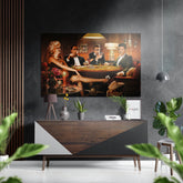 Game of Fate Brushed Aluminium Dibond Wall Art.