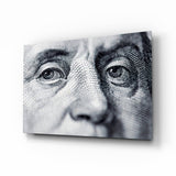 Benjamin Franklin Glass Wall Art.