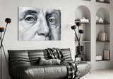 Benjamin Franklin Glass Wall Art.