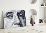 Benjamin Franklin Glass Wall Art.