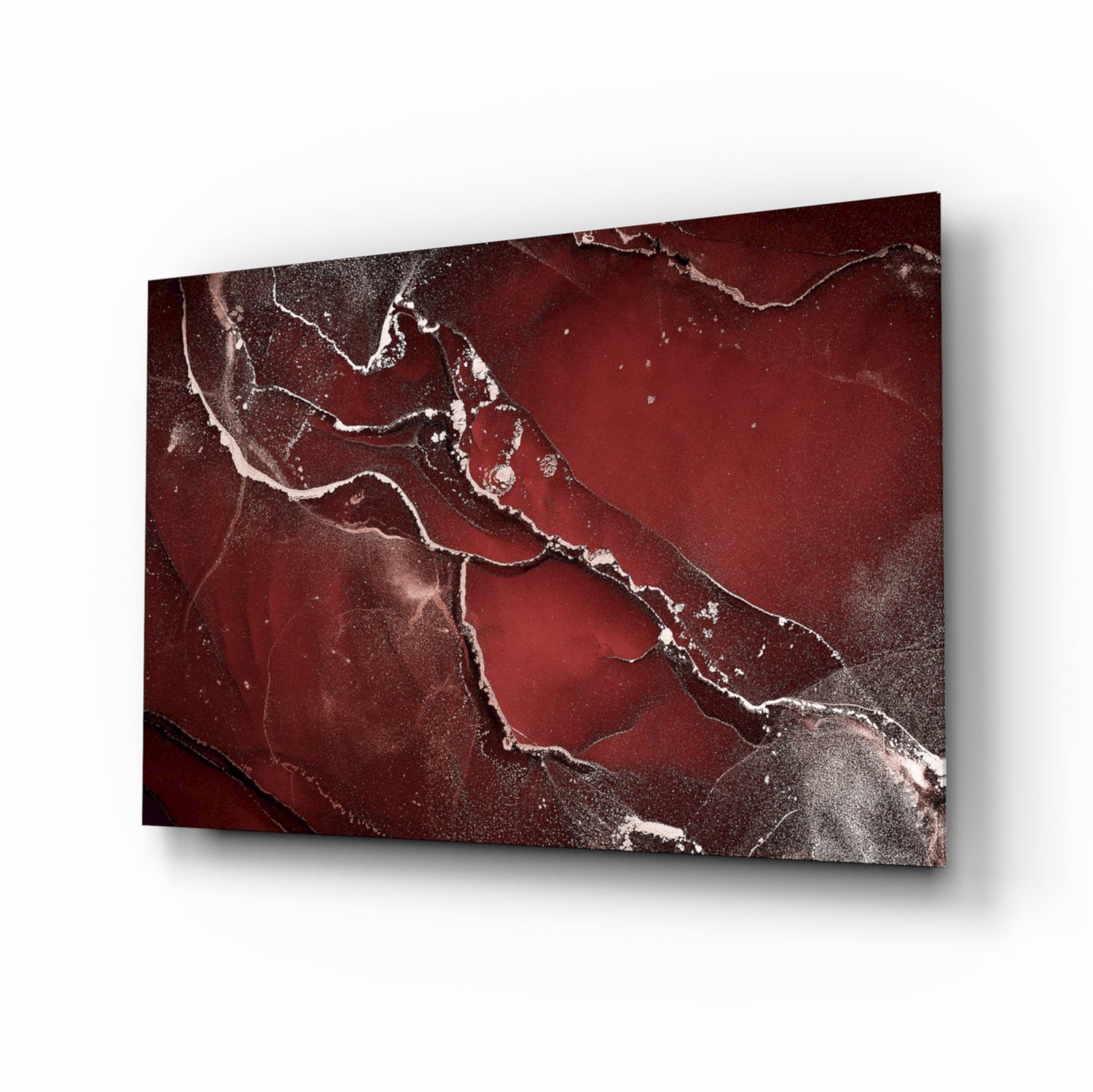 Abstract Glass Wall Art.