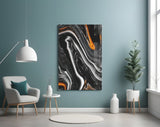 Abstract Glass Wall Art.