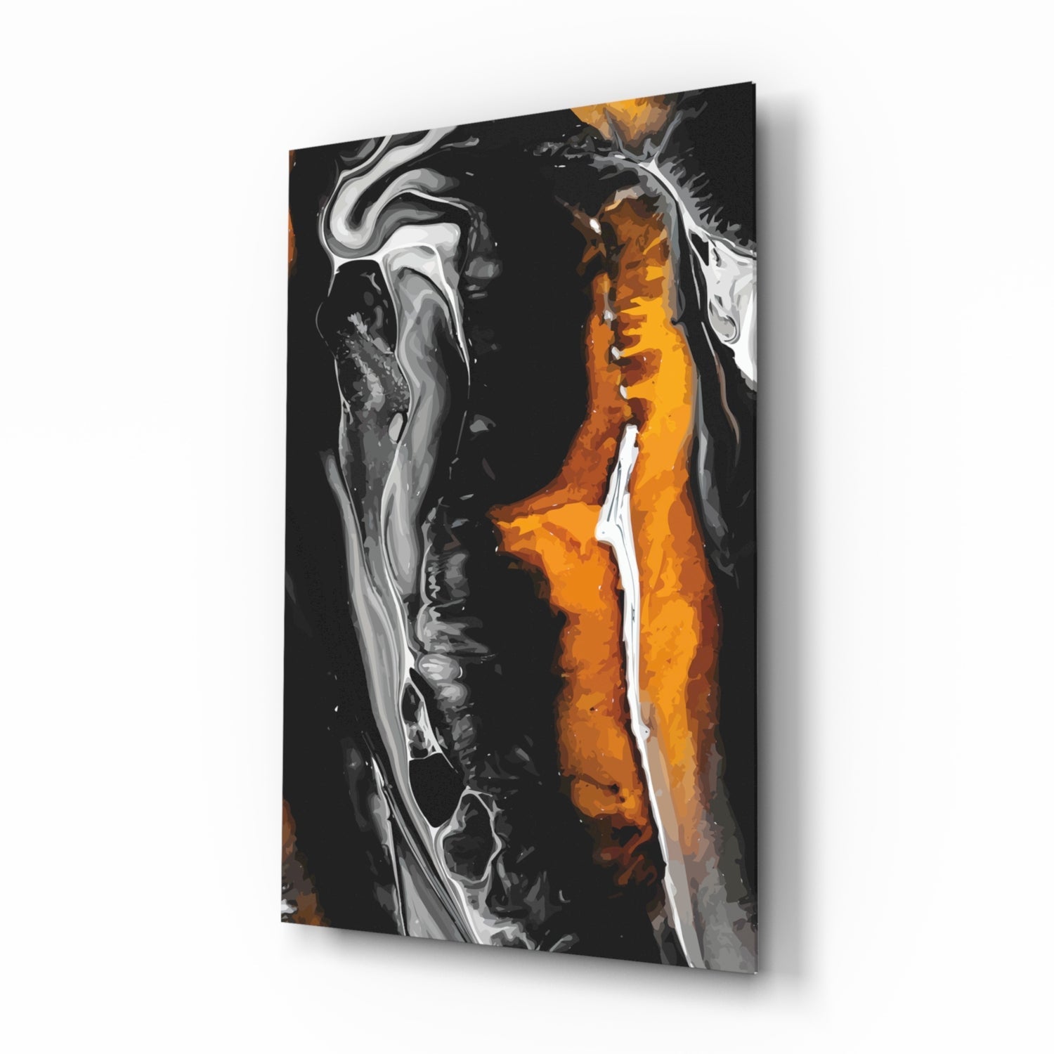 Abstract Glass Wall Art.