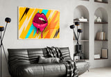 Lip Glass Wall Art.