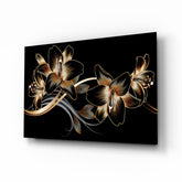 Flower Glass Wall Art.