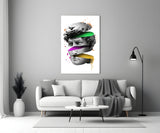 Sculpture Glass Wall Art.