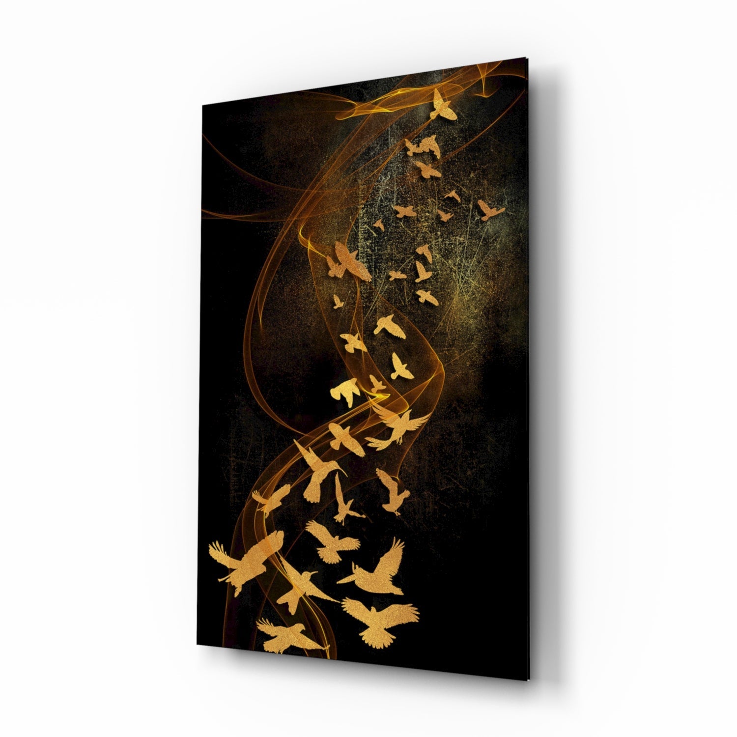 Birds Glass Wall Art.