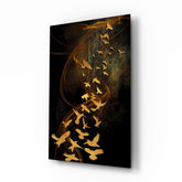 Birds Glass Wall Art.