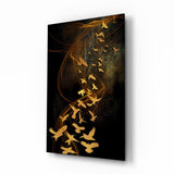 Birds Glass Wall Art.