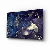 Abstract Depth Glass Wall Art.