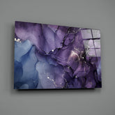 Abstract Depth Glass Wall Art.