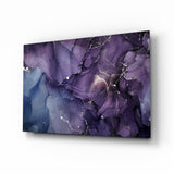 Abstract Depth Glass Wall Art.