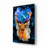 Deer Glass Wall Art.