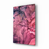 Abstract Depth Glass Wall Art.